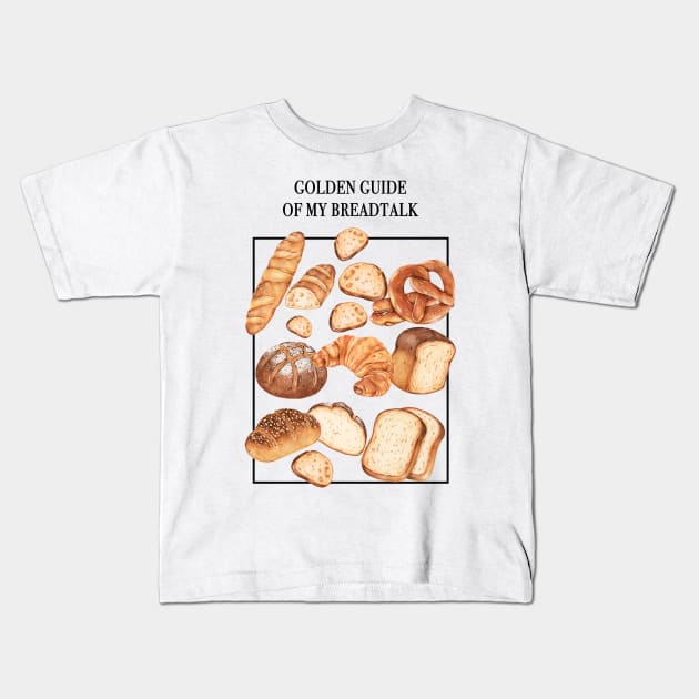 Type of Bread Kids T-Shirt by thecolddots